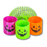 Jack O Lantern Coil Springs For Kids In Bulk - Assorted